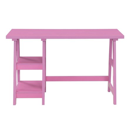 CONVENIENCE CONCEPTS Designs2Go Trestle Desk - Pink HI2539802